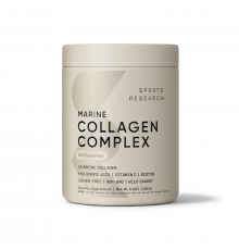 Морской коллаген с биотином и гиалуроновой кислотой, Marine Collagen Complex, Sports Research, 163 г