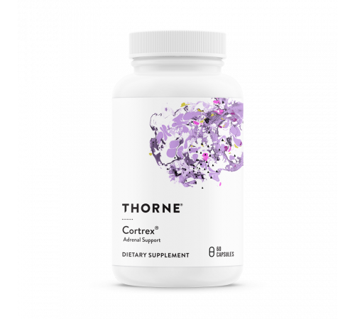 Комплекс для надпочечников, Cortrex, Thorne, 60 капсул