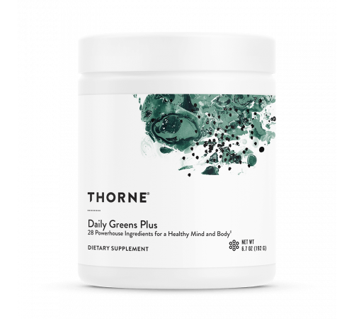 Комплекс трав для ежедневного приема, Daily Greens Plus, Thorne, 192 г