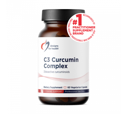 Комплекс куркумина C3, C3 Curcumin Complex, Designs for Health, 60 капсул