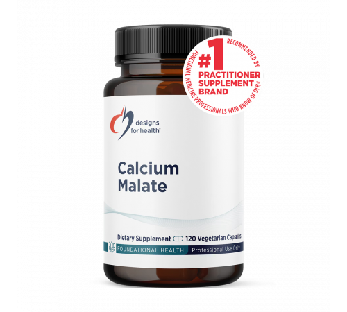 Малат кальция, Calcium Malate, Designs for Health, 120 капсул