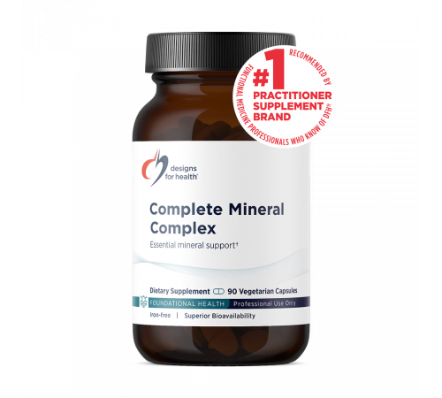 Полный минеральный комплекс, Complete Mineral Complex, Designs for Health, 90 вегетарианских капсул