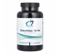 Омега-3, OmegAvail Hi-Po, Designs For Health, 120 капсул