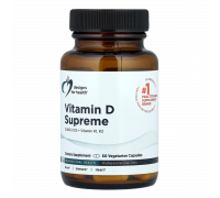 Витамин Д, Vitamin D Supreme, Designs For Health, 60 капсул