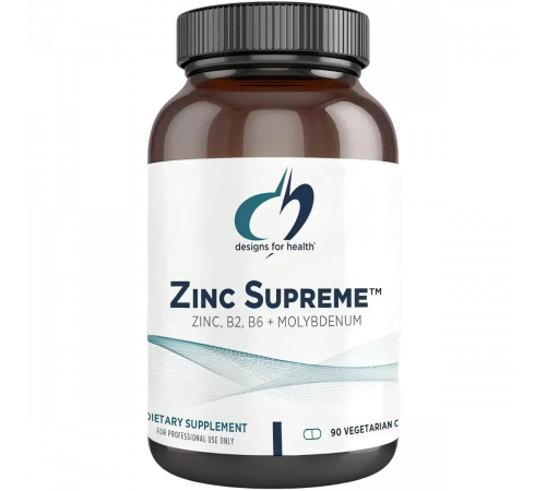 Цинк, Zinc Supreme, Designs For Health, 90 капсул