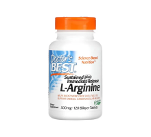 Л-аргинин, L-Arginine, Doctor's best, 120 таблеток