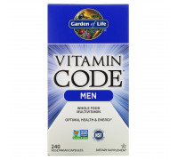 Мультивитамины для мужчин, Vitamin Code Men, Garden of Life, 240 вегетарианских капсул