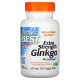 Усиленный гинкго, Extra Strenght Ginkgo, Doctor's Best, 120 вегетарианских капсул