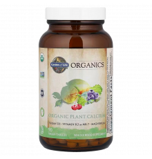 Органический кальций, Organic Plant Calcium, Garden of Life, 90 веганских таблеток