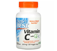 Витамин C с Quali-C, Vitamin C with Q-C, Doctor's Best, 120 капсул