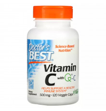 Витамин C с Quali-C, Vitamin C with Q-C, Doctor's Best, 120 капсул