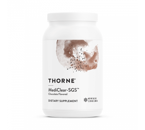 МедиКлир-СЖС со вкусом шоколада, MediClear-SGS - Chocolate, Thorne, 1083 г