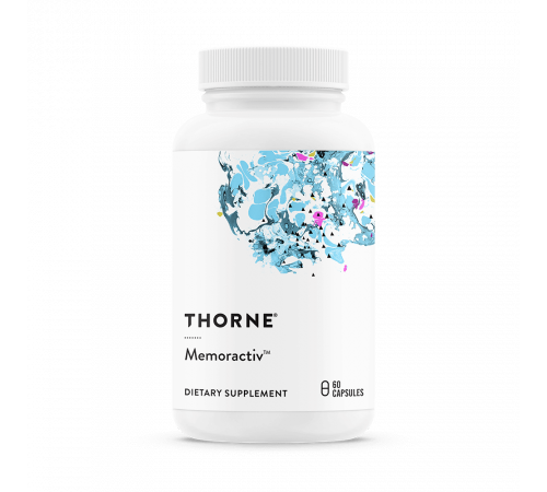 Добавка для поддержки когнитивных функций, Memoractiv, Thorne, 60 капсул