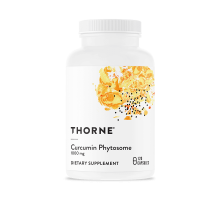 Комплекс с куркумином Sustained Release, Curcumin Phytosome Meriva, Thorne, 120 капсул