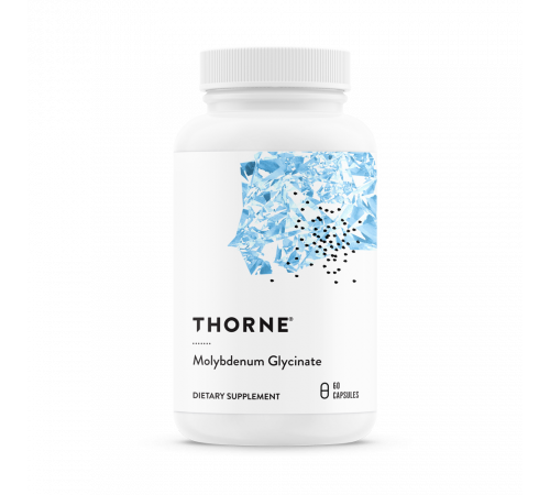 Глицинат молибдена, Molybdenum Glycinate, Thorne, 60 капсул