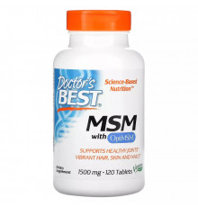 МСМ с OptiMSM, MSM with OptiMSM, Doctor's Best, 120 таблеток