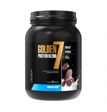 Протеин Печенье со сливками, Golden 7 Protein Blend 2 lb Cookies & Cream, Maxler, 907 г