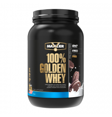 Сывороточный протеин Печенье со сливками, Golden Whey 2 lb Cookies & Cream, Maxler, 907 г
