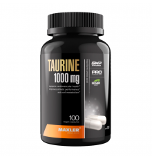 Таурин, Taurine, Maxler, 100 вегетарианских капсул