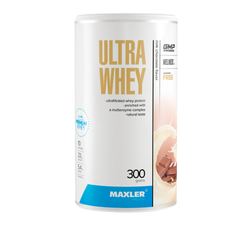 Сывороточный протеин Молочный шоколад, Ultra Whey Milk Chokolate, Maxler, 300 г