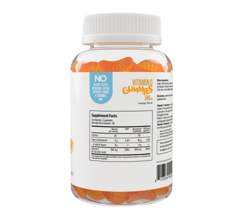 Витамин C Апельсин, Vitamin C Orange, Maxler, 60 жевательных пастилок