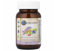 Мультивитамины для беременных, Organics Once Daily Prenatal, Garden of Life, 30 веганских таблеток