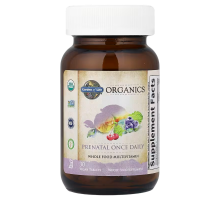 Мультивитамины для беременных, Organics Once Daily Prenatal, Garden of Life, 30 веганских таблеток