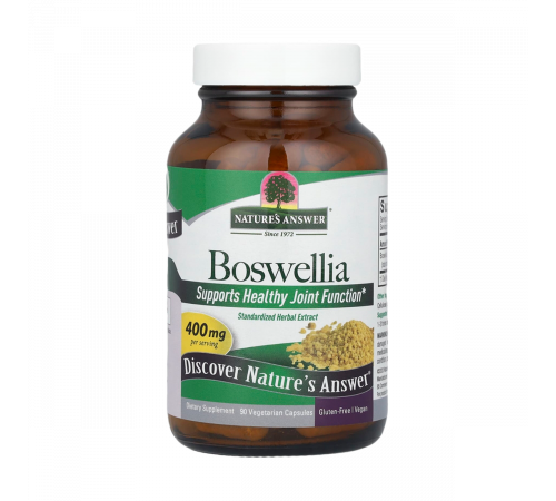 Босвеллия, Boswellia, Nature's Answer, 90 вегетарианских капсул