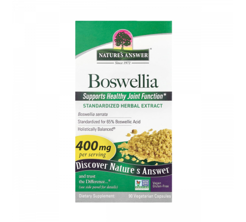 Босвеллия, Boswellia, Nature's Answer, 90 вегетарианских капсул