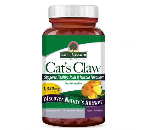 Экстракт кошачего когтя, Cat’s Claw, Nature's Answer, 90 вегетарианских капсул