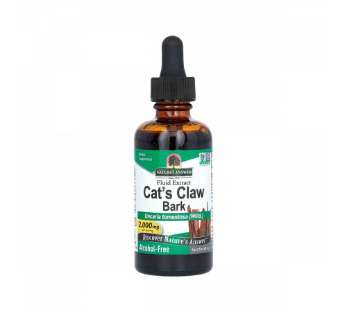 Экстракт коры кошачьего когтя, Cat's Claw, Nature's Answer, 60 мл