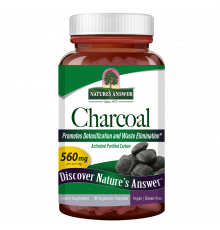 Активированный уголь, Charcoal Activated, Nature's Answer, 90 вегетарианских капсул