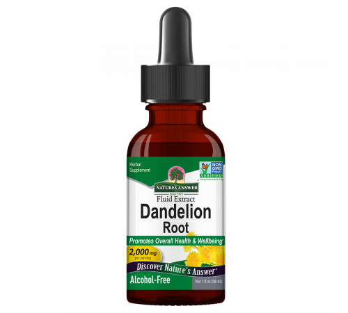 Экстракт корня одуванчика, Dandelion Root, Nature's Answer, 30 мл