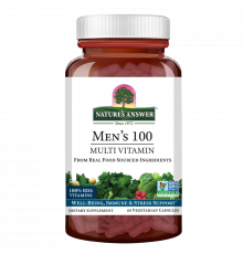 Мультивитамины для мужчин, Men’s 100 Multivitamin, Nature's Answer, 60 вегетарианских капсул