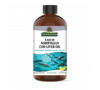 Масло печени трески, Norwegian Cod Liver Oil, Nature's Answer, 480 мл