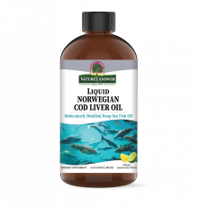 Масло печени трески, Norwegian Cod Liver Oil, Nature's Answer, 480 мл