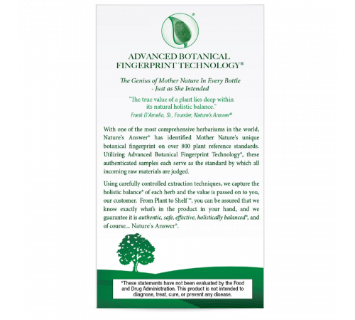 Экстракт коры муравьиного дерева, Pau D’arco, Nature's Answer, 90 вегетарианских капсул