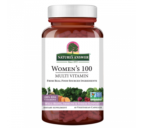 Комплекс мультивитаминов для женщин, Women’s Multivitamin, Nature's Answer, 60 вегетарианских капсул