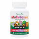 Мультивитамины для детей со вкусом вишни, винограда и апельсина, Multivitamin Children’s Chewables - Assorted, NaturesPlus, 180 таблеток в форме животных