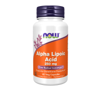 Альфа-липоевая кислота, Alpha Lipoic Acid, Now Foods, 60 капсул