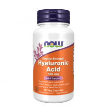 Гиалуроновая кислота, Hyaluronic Acid, Now Foods, 60 капсул