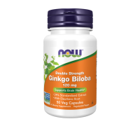 Гинкго билоба, Gingko Biloba, Now Foods, 50 вегетарианских капсул