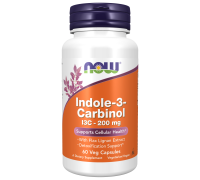 Индол 3-карбинол, Indole-3-Carbinol, Now Foods, 60 капсул