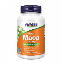 Мака необработанная, Maca, Now Foods, 90 капсул
