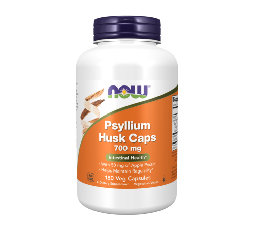 Оболочка семян подорожника, Psyllium Husk Caps, Now Foods, 180 капсул