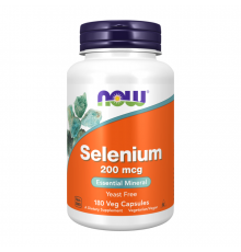 Селен, Selenium, Now Foods, 180 капсул