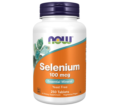 Селен, Selenium, Now Foods, 250 таблеток