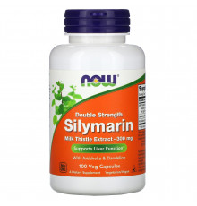 Силимарин и экстракт расторопши, Silymarin, Now Foods, 100 капсул