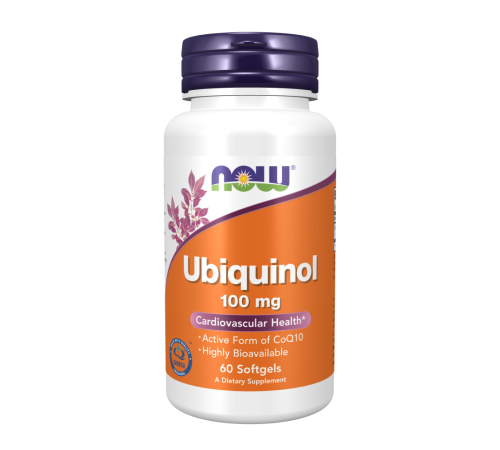 Убихинол, Ubiquinol, Now Foods, 60 таблеток