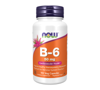 Витамин В6, Vitamin B6, Now Foods, 100  капсул